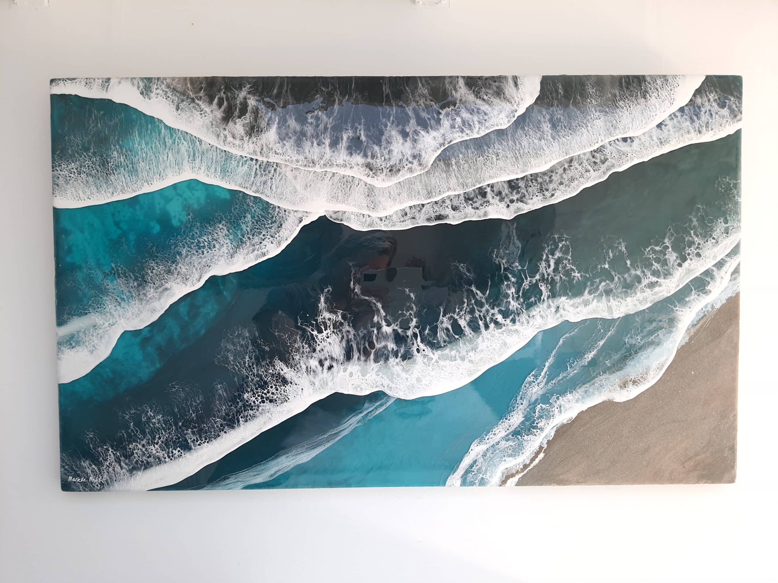 resin art resin oceans surfart